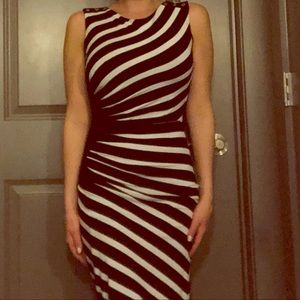 Black and white dress